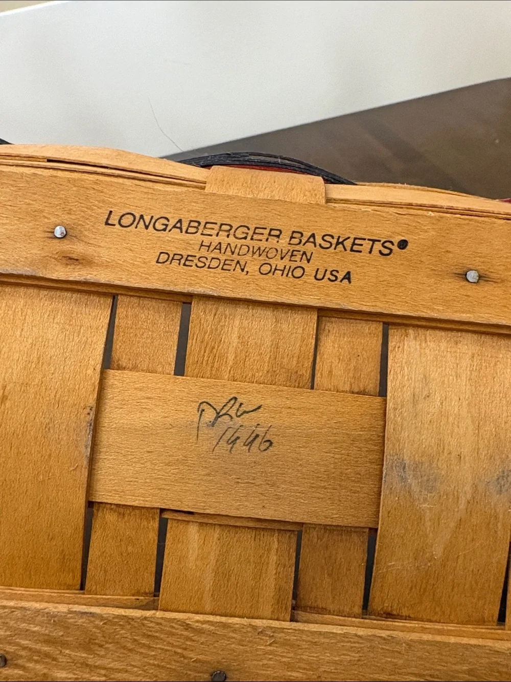 Longaberger Woven Traditions Bread Basket